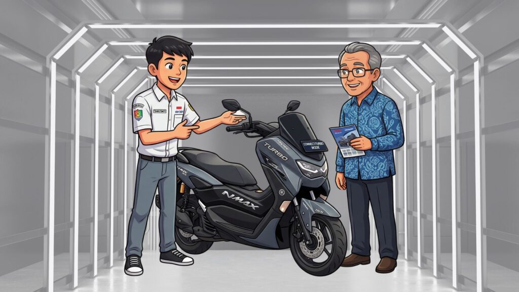 Dedy Budiman mengajarkan teknik presentasi penjualan Metode FAM kepada siswa SMK