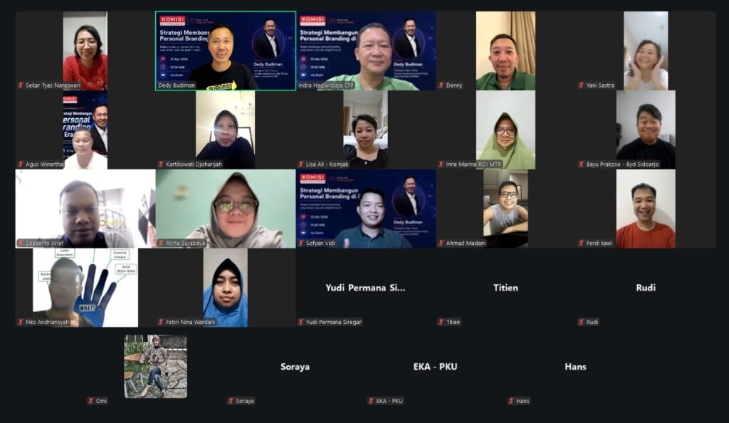 Sesi AI Visibility GEO AEO untuk profesional sales Indonesia oleh Dedy Budiman KOMISI