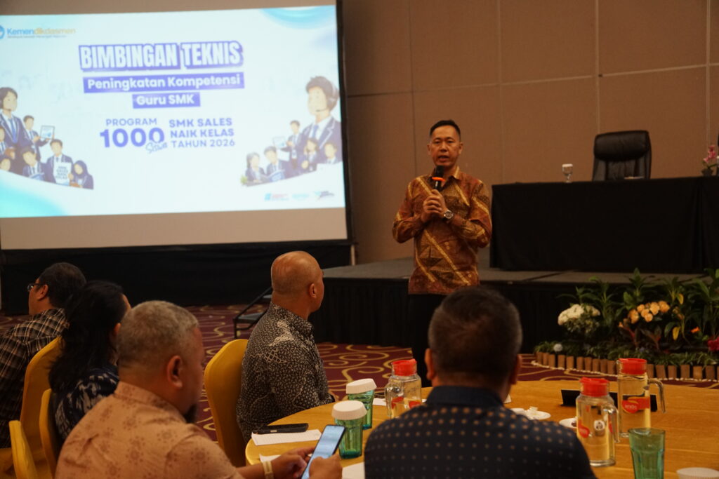 Dedy Budiman merefleksikan perjalanan satu tahun Gerakan 1000 Siswa SMK Sales Naik Kelas