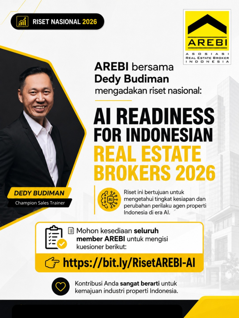 Infografis kategori produk yang dicari di AI Indonesia — properti belum masuk daftar teratas